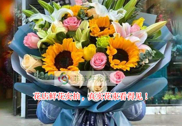 贺州钟山县花店鲜花实拍,贺州钟山县真实花束看得见!